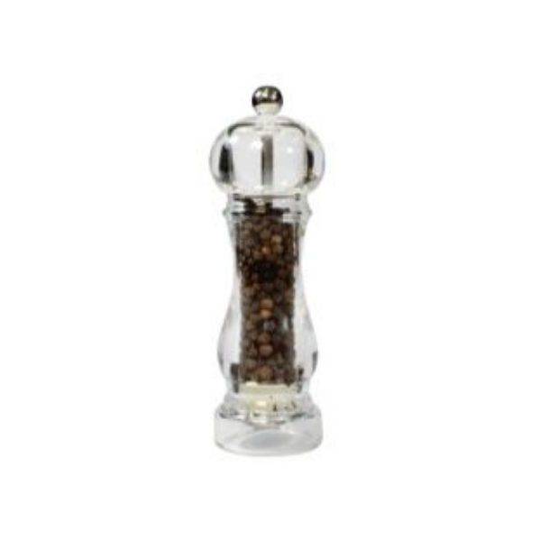 Grinder BISETTI PEPPER MILL ACRYLIC 16.5cm OnlineHomeStore .za