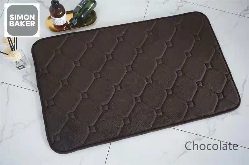 Simon Baker | Memory Foam Bath Mat - Chocolate