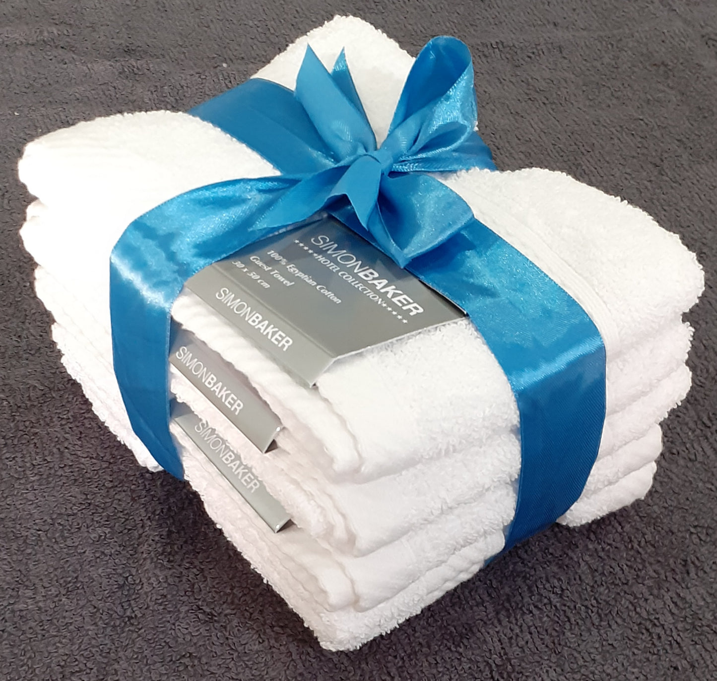 Simon Baker - Hotel Collection Guest Towel 5 PK - White