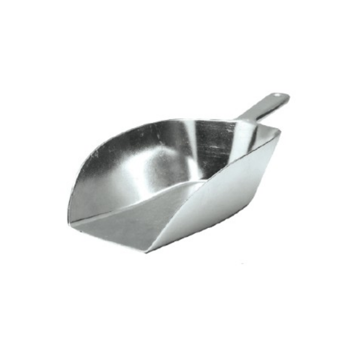 Ice Scoop Round Aluminium 400mm