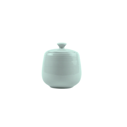 JENNA CLIFFORD - Embossed Lines Sugar Pot - Mermaid Mist