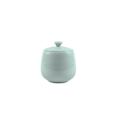 JENNA CLIFFORD - Embossed Lines Sugar Pot - Mermaid Mist