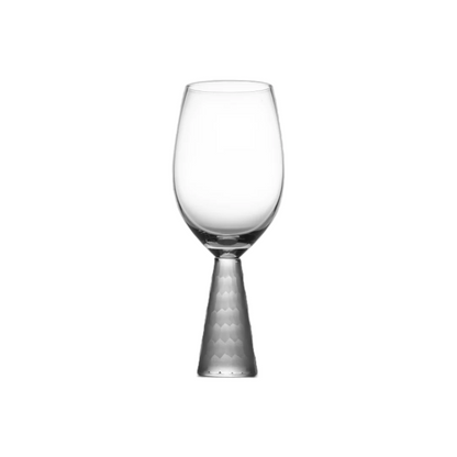 JENNA CLIFFORD - Wine Glass with Etched Stem (Set of 2)