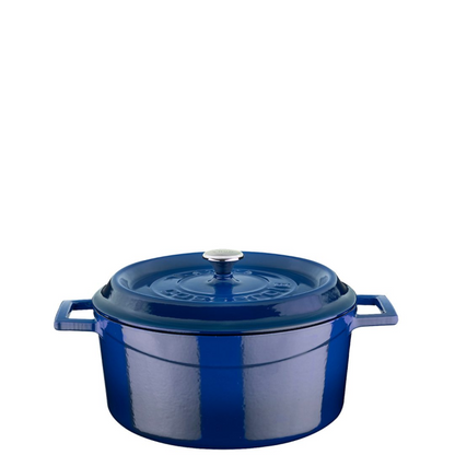 Lava Round Casserole 24cm - Blue