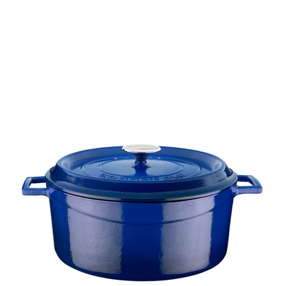 Lava Round Casserole 28cm - Blue