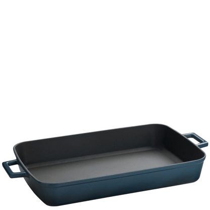 Lava Rectangular Dish 26x40cm - Mojolica Grey