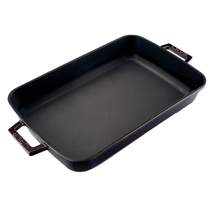 Lava Rectangular Dish 26x40cm - Black 4.86L