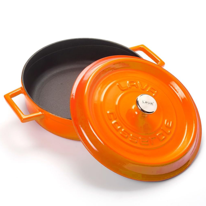 Lava Multi-Purpose Casserole 28cm - Matt Orange – 5.66L