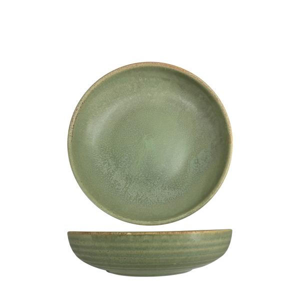 Nova Earth Sage Shallow Bowl 18cm (Set of 6)