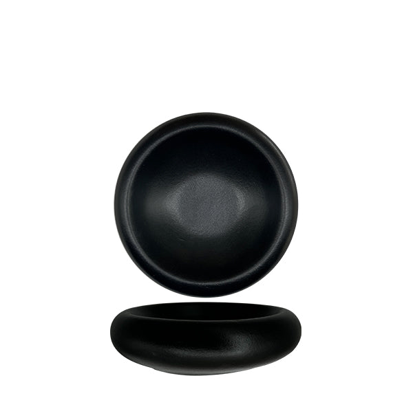 Nova Reveal Granite Black Bowl Shallow 16cm (Set of 6)