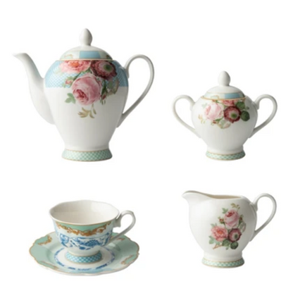 JENNA CLIFFORD - Italian Rose Tea Set of 4