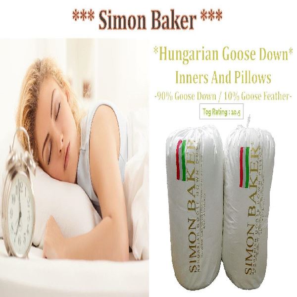 Simon Baker Hungarian Goose Down Duvet Inner Three Quarter 90 10 OnlineHomeStore .za