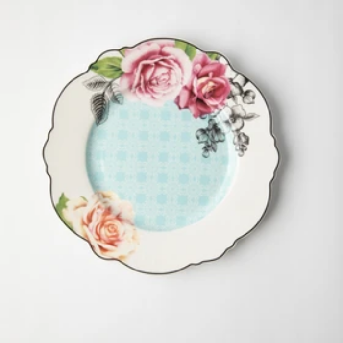 JENNA CLIFFORD - Wavy Rose 16pce Dinner Set + Salad Bowl