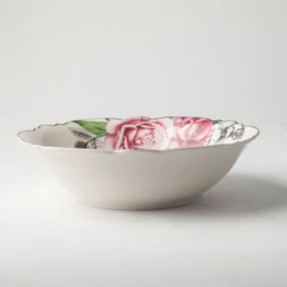 JENNA CLIFFORD - Wavy Rose 16pce Dinner Set + Salad Bowl