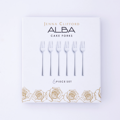 Jenna Clifford Alba 6pce Cake Fork Set