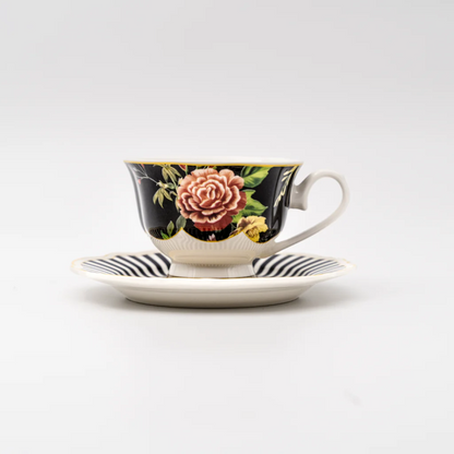 JENNA CLIFFORD - Botanica Rose Cup & Saucer