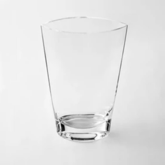 KROSNO - Clear Vase Large Oval 30cm