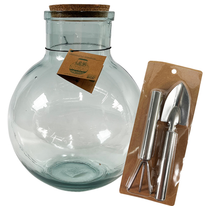 ﻿Terrarium Bottle 46cm With Tools